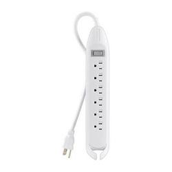 Belkin 6-Outlet Power Strip (White) F9D160-12