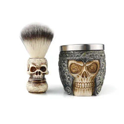 Barber Shop Shaving Brush Foaming Soap Bowl Men Facial Beard Brush Cleaning Tool Shaving Soap Bowl Shaving Tools Beard Brush Set