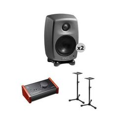 Genelec 8010 Deluxe Studio Monitor Kit with Stands and Monitor Controller 8010APM