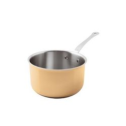 Paderno 15606-16 Copper Series 15600 1 3/4 qt Aluminum/Copper/Stainless Steel Saucepan w/ Stainless Steel Handle