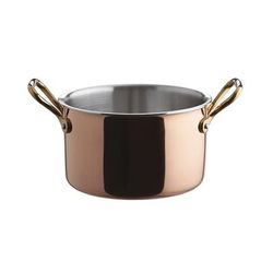 Paderno A1550816 56 oz Aluminum/Copper/Stainless Steel Mini Saucepan Ramekin