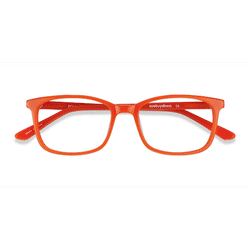 Unisex s rectangle Orange Acetate Prescription eyeglasses - Eyebuydirect s Equality