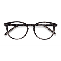 Unisex s round Ivory Tortoise Acetate Prescription eyeglasses - Eyebuydirect s Aura