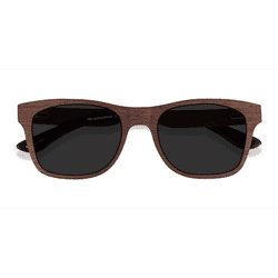 Unisex s rectangle Wood Mixed Wood Prescription sunglasses - Eyebuydirect s Bosk
