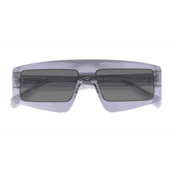 Unisex s geometric Clear Gray Acetate Prescription sunglasses - Eyebuydirect s Hanna