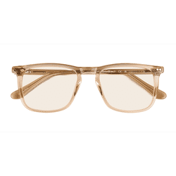 Male s square Clear Champagne Acetate Prescription sunglasses - Eyebuydirect s Clifton