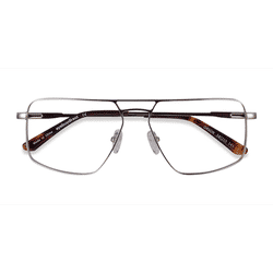 Male s aviator Silver Metal Prescription eyeglasses - Eyebuydirect s Orson