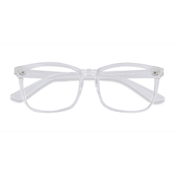 Unisex s square Clear Plastic Prescription eyeglasses - Eyebuydirect s Uptown
