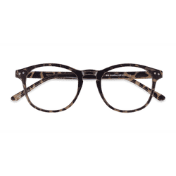 Female s round Leopard Plastic Prescription eyeglasses - Eyebuydirect s Instant Crush