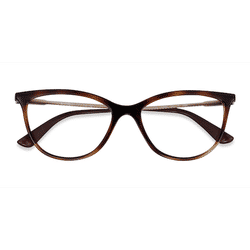 Female s horn Dark Havana Plastic Prescription eyeglasses - Eyebuydirect s Vogue Eyewear VO5239