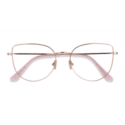 Female s horn Rose Gold Titanium Prescription eyeglasses - Eyebuydirect s Imani