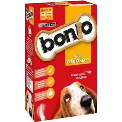 2x1.2kg Bonio Chicken Dog Biscuits