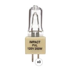 Impact FVL Lamp (200W, 120V, 3-Pack) FVL