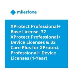 Milestone XProtect Professional+ Base License, 32 XProtect Professional+ Device Licen XPP-PLUS-BL