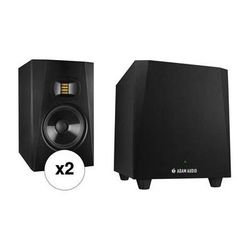 Adam Professional Audio T7V T-Series Active Nearfield Monitors with 130W Subwoofer Studio Kit T7V