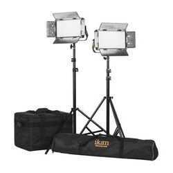 ikan Used Lyra Half x 1 Bi-Color 2-Point Soft Panel LED Light Kit LB5-2PT-KIT