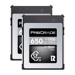 ProGrade Digital Used 650GB CFexpress 2.0 Type B Cobalt Memory Card (2-Pack) PGCFX650GCP2BH