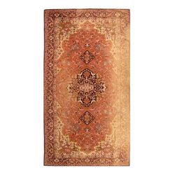 Canvello Rust Vintage Egyption Fine Tabriz machine made Rug - 5' X 9' - Rust/Brown