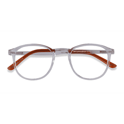 Unisex s round Clear Plastic Prescription eyeglasses - Eyebuydirect s Neo