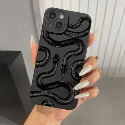 Snake Graphic Phone Case For Samsung Galaxy A16 A56 A35 A55 A34 A54 A33 A53 S25 S24 S23 Ultra S22 Plus S21 FE Note 20 Soft Cover
