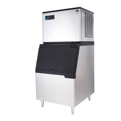 ICETRO IM-0350-AH/IB-033 367 lb Maestro Half Cube Commercial Ice Machine w/ Bin - 350 lb Storage, Air Cooled, 115v, Stainless Steel