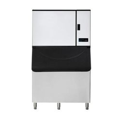 ICETRO IM-1700-WH/IB-085-48 1843 lb Maestro Half Cube Commercial Ice Machine w/ Bin - 816 lb Storage, Water Cooled, 208-230v, Stainless Steel