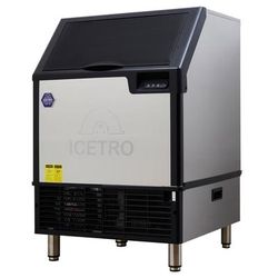 ICETRO IU-0220-AC 26"W Full Cube Undercounter Commercial Ice Machine - 202 lbs/day, Air Cooled, Stainless Steel, 115 V