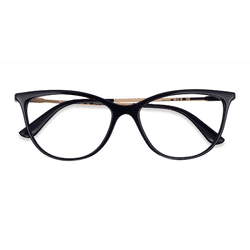 Female s horn Black Plastic Prescription eyeglasses - Eyebuydirect s Vogue Eyewear VO5239