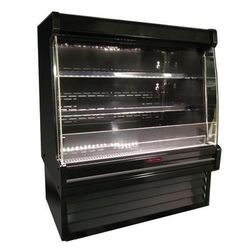 Howard-McCray SC-OD35E-6L-B-LED 75" Vertical Open Air Cooler w/ 2 Levels, 115/208-230v, Black