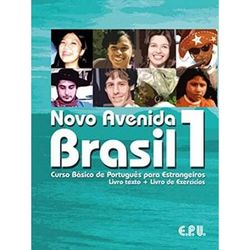 Novo avenida Brasil 1: Curso basico de portugues para estrangeiros. Livro-texto + livro de exercicios