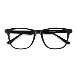 Male s rectangle Black Acetate Prescription eyeglasses - Eyebuydirect s Easy