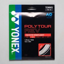 Yonex POLYTOUR Rev 16 1.30 Tennis String Packages White