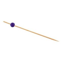 Front of the House AST014PUB83 4 1/2" Bamboo Ball Pick, Purple