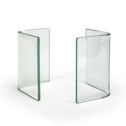 Front of the House BHO031CLG20 2 Piece Arctic Riser Set - 6 1/4"H, Glass, Clear