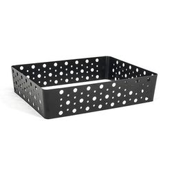 Front of the House BHO115BKI20 Rectangular Ice Housing - 12 1/4" x 9 1/2" x 2 3/4", Iron, Matte Black