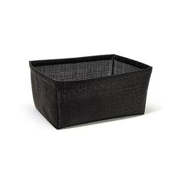 Front of the House BHO130BKV21 Rectangular Ice Housing - 12 1/4" x 9 1/2" x 5 3/4", Woven Vinyl, Black