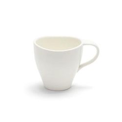 Front of the House DCS054BEP23 8 oz Tides Cup - Porcelain, Scallop, White
