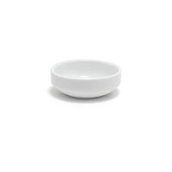 Front of the House DSD057WHP24 1 1/2 oz Round Ramekin - Porcelain, White