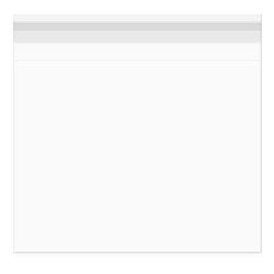 Crystal Clear Bags® with Flap 10 7/16" x 10 1/4" 100 pack