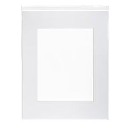 Crystal Clear Bags with Adhesive Flap for thin 16 x 20 Posters Matted Art or Pictures Bag Size: 16 1/4" x 20 1/16" 100 Bags