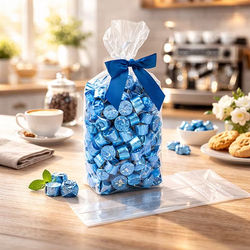 Cookie Bags Clear Gusset Bags 4" x 3" x 10" 100 pieces ClearBags
