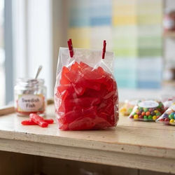 Crystal Clear Value Gusset Bags 3" x 2" x 6 1/2" 100 pack