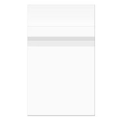 Crystal Clear Bags with Protective Closure for 12 x 18 Magazines Posters or Journals Actual Bag Size: 12 7/16" x 18 1/4" 100 Bags