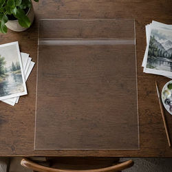 Self Adhesive Protective Closure Packaging For Foam Boards and Photography Bag Size: 20 7/16" x 24 1/4" 100 Bags Crystal Clear Bags