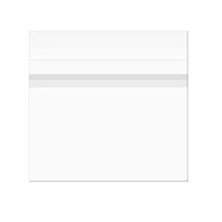 Crystal Clear Protective Closure Bags 11 7/16" x 8 3/4" 100 pack