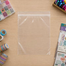 LDPE Clear Zip Bags, 4 mil 13" x 15" 100 pack
