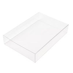 Crystal Clear Box Slip Cover 3 13/16" x 1 1/16" x 5 3/8" 25 pack