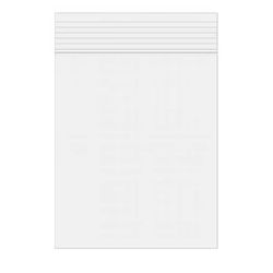14" x 24" LDPE Clear Zip Bags 4 Mil 50 Pieces 4PE1424