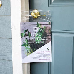 Door Knob Bags Door Knob Hanger Bags 9" x 15" 100 Bags ClearBags