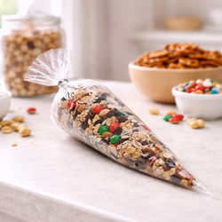 Heavy Duty Laminated Cone Bag 6" x 12" 100 pack